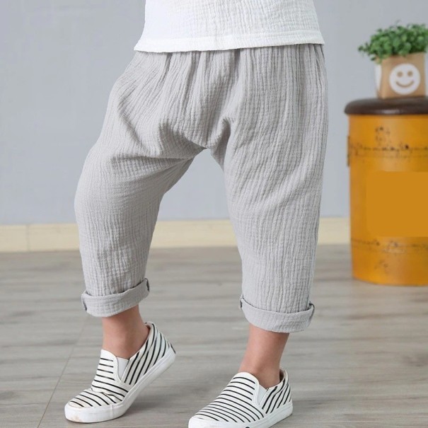 Pantaloni pentru copii L2238 gri 7