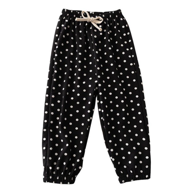 Pantaloni pentru fete L2289 negru 8