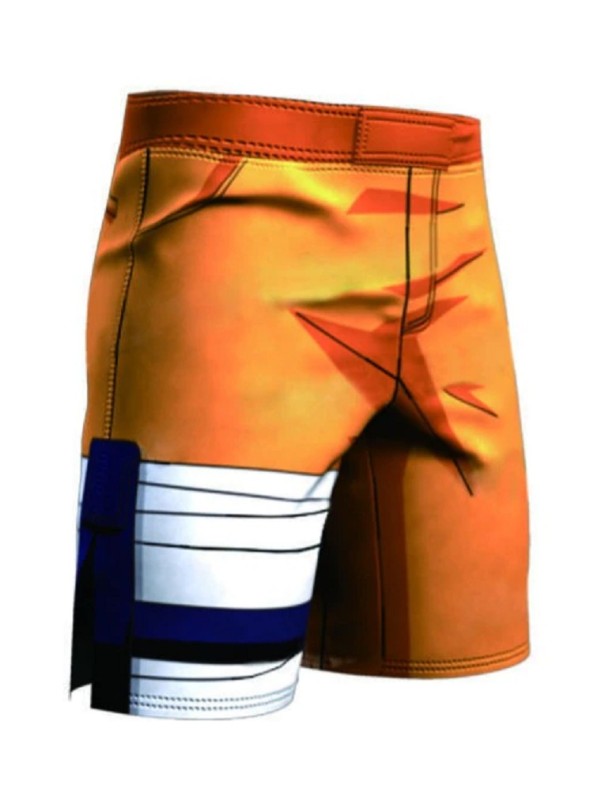 Pantaloni scurți bărbătești cu stil A872 portocale M