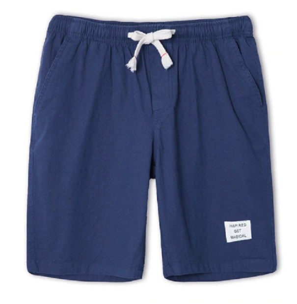 Pantaloni scurți bărbătești cu stil A880 albastru inchis XS