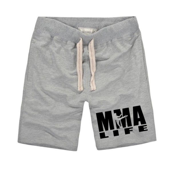 Pantaloni scurți bărbați MMA gri S