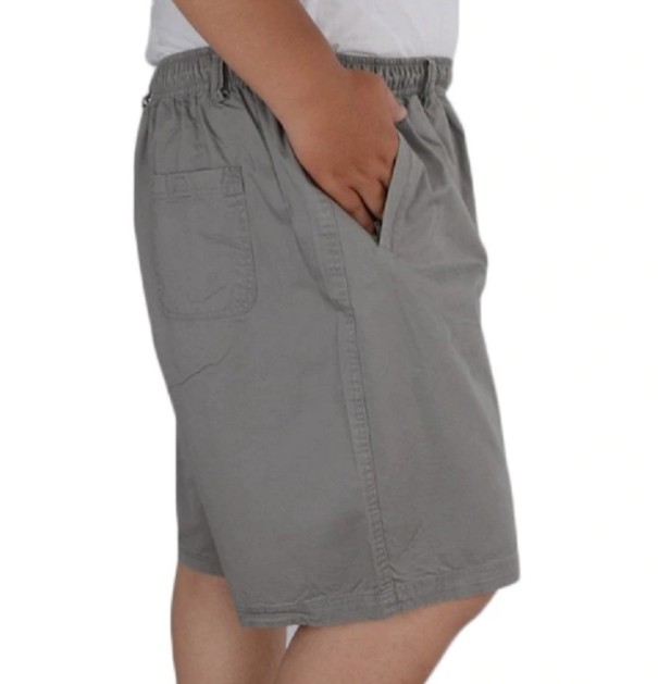 Pantaloni scurți bărbați plus size gri 6XL