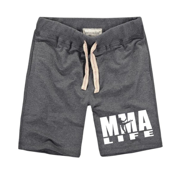 Pantaloni scurți de bărbați A1 gri inchis XL