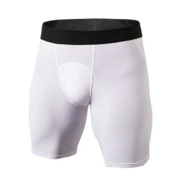 Pantaloni scurți de bărbați alb L