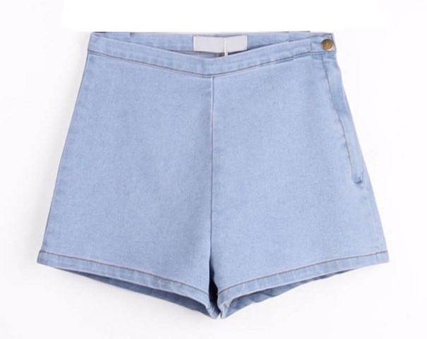 Pantaloni scurți de blugi pentru femei Cecelia albastru deschis M
