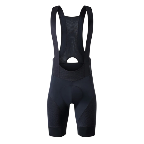 Pantaloni scurți de ciclism pentru bărbați cu bretele și bretele din plasă elastan lycra croială ergonomică pentru o plimbare confortabilă cu bicicleta negru XL