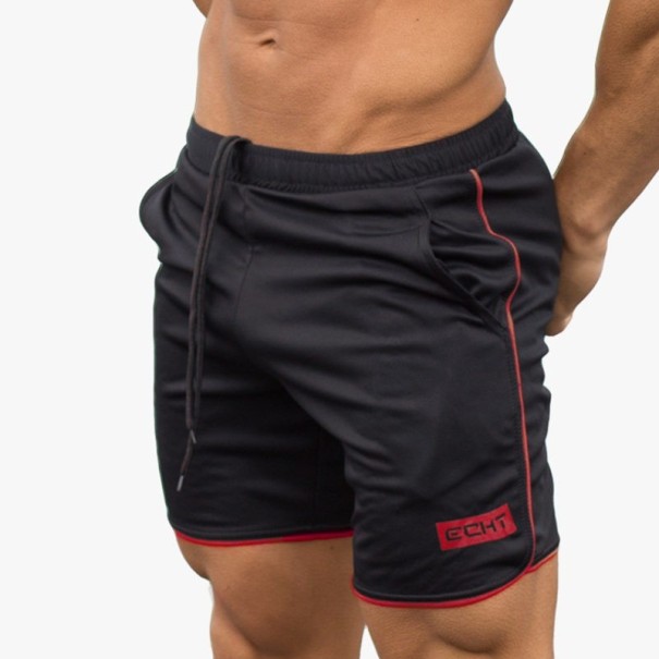 Pantaloni scurți de fitness pentru bărbați roșu S