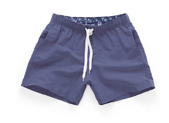 Pantaloni scurți de plajă pentru bărbați J3549 albastru inchis XS