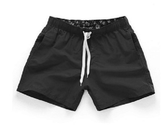 Pantaloni scurți de plajă pentru bărbați J3549 negru M