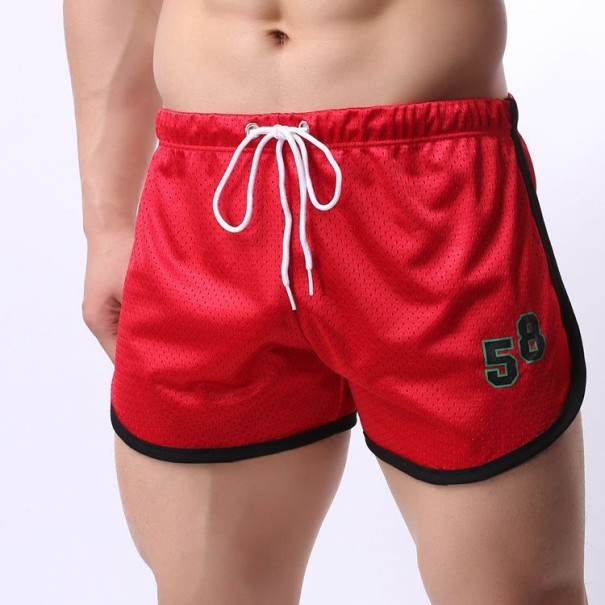 Pantaloni scurți de plajă pentru bărbați roșu L