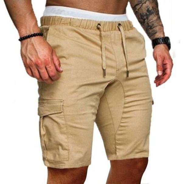 Pantaloni scurți pentru bărbați F1381 bej M
