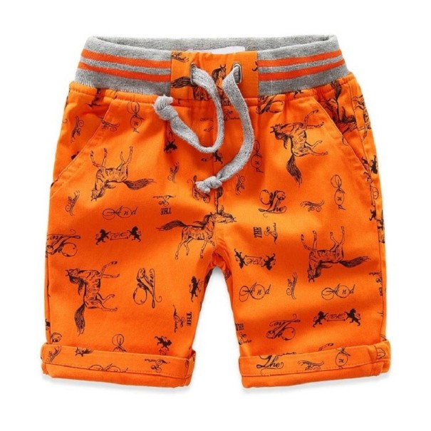 Pantaloni scurți pentru copii N711 portocale 7