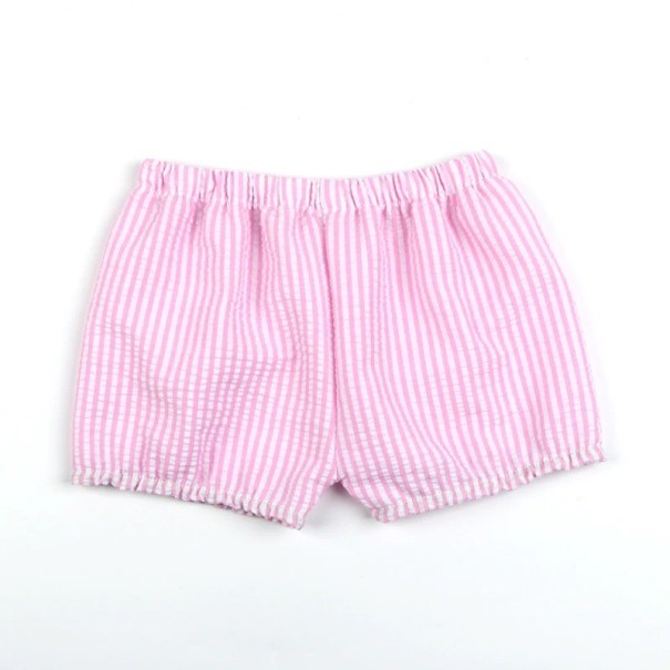 Pantaloni scurți pentru fete N669 roz deschis 6