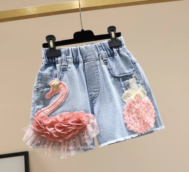Pantaloni scurți pentru fete N680 10