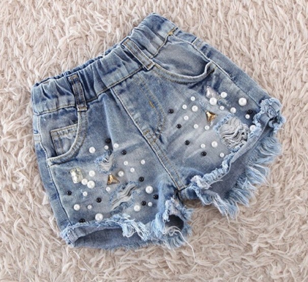 Pantaloni scurți pentru fete N683 4