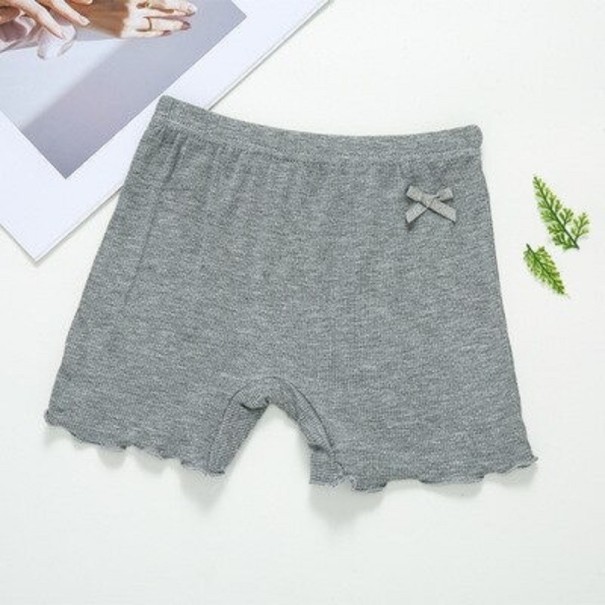 Pantaloni scurți pentru fete N688 gri 8
