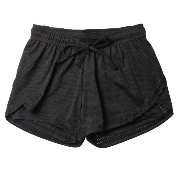 Pantaloni scurți sport de femei A2497 negru L