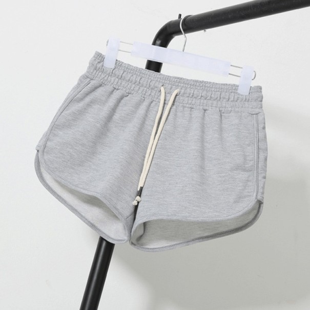 Pantaloni scurți sport pentru femei gri L