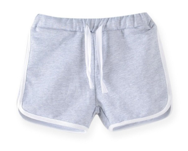 Pantaloni scurți sport pentru fete J3138 gri 5