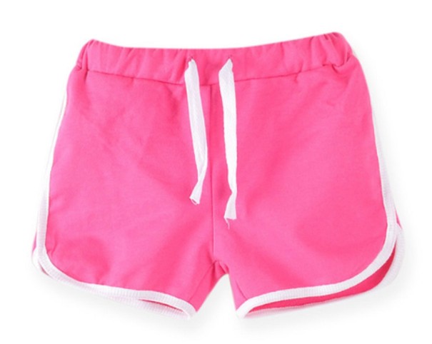 Pantaloni scurți sport pentru fete J3138 roz 3