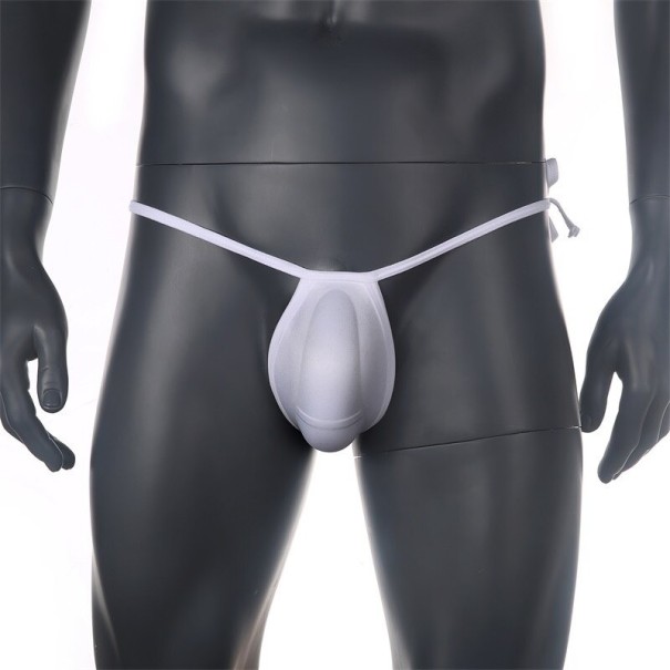 Pantaloni tanga da uomo bianco