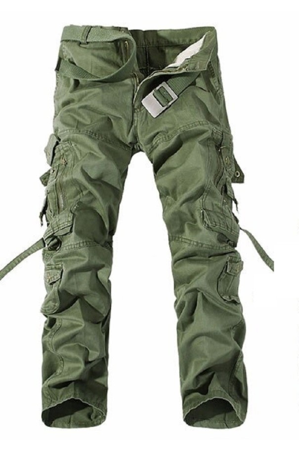 Pantaloni tattici da uomo F1351 verde militare 38