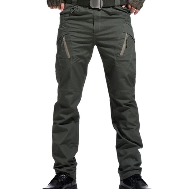 Pantaloni tattici da uomo F1409 verde militare M
