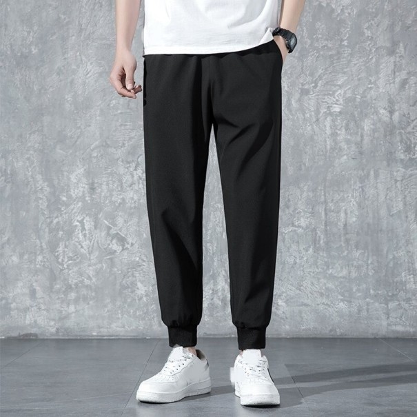 Pantaloni trening bărbați F1344 negru S 1