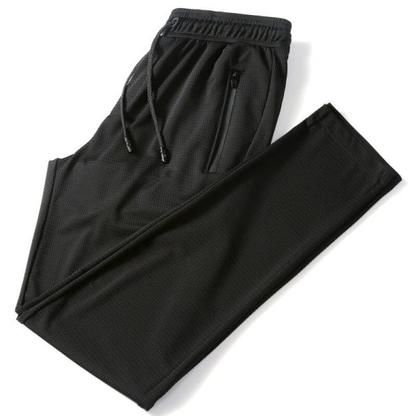 Pantaloni trening bărbați F1350 negru L 2