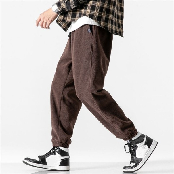Pantaloni trening bărbați F1354 cafea M