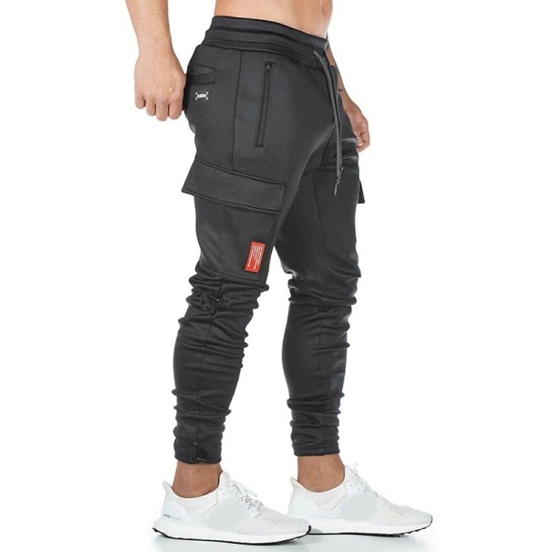 Pantaloni trening bărbați F1355 negru XS