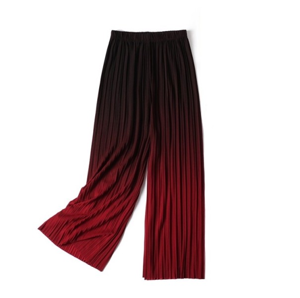 Pantalons bicolores pour femmes A241 bordeaux S