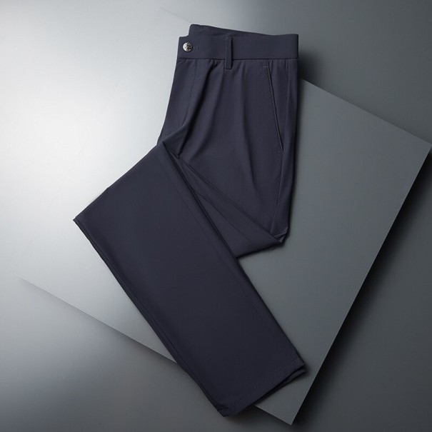 Pantalons de soirée pour hommes F1545 bleu foncé 34