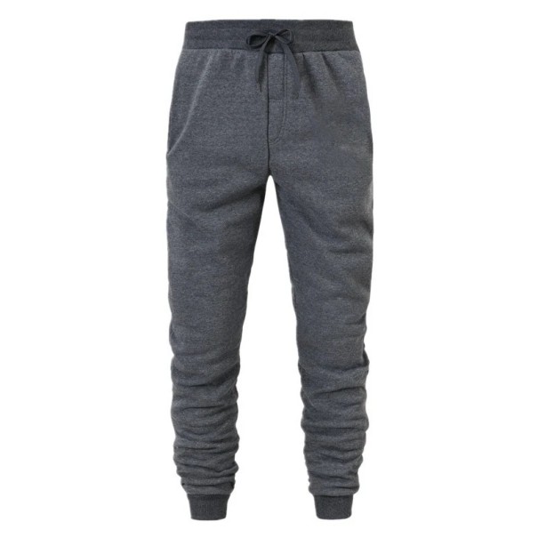Pantalons de sport décontractés pour hommes pour la course, l'exercice, le jogging, pantalons amples pour hommes, vêtements d'entraînement confortables pour la salle de sport gris foncé M