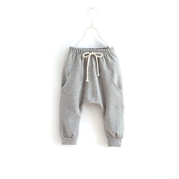 Pantalons de sport pour enfants L2264 gris 4