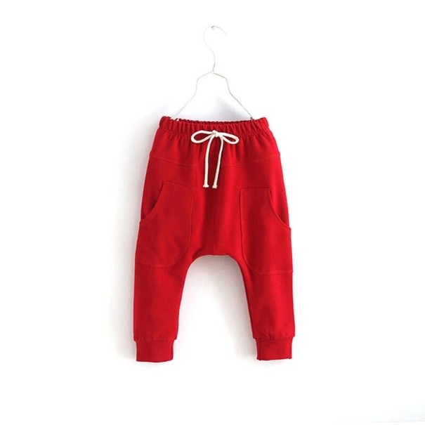 Pantalons de sport pour enfants L2264 rouge 6
