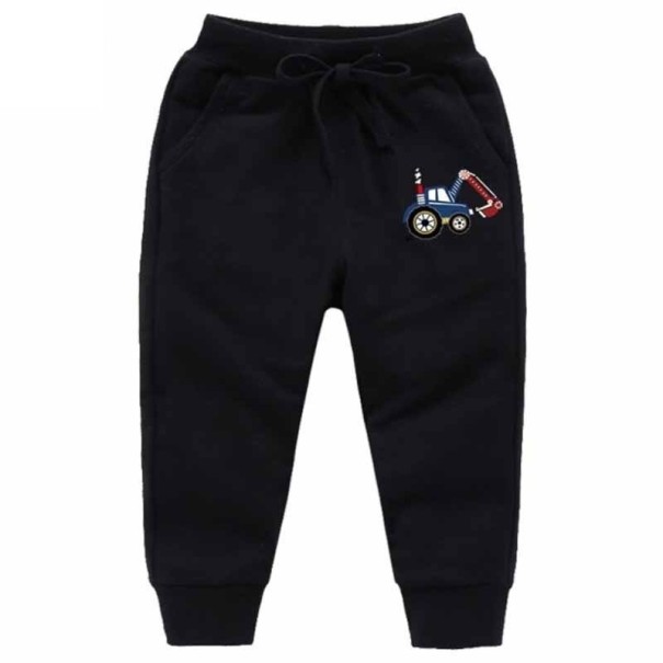 Pantalons de sport pour enfants T2425 noir 10
