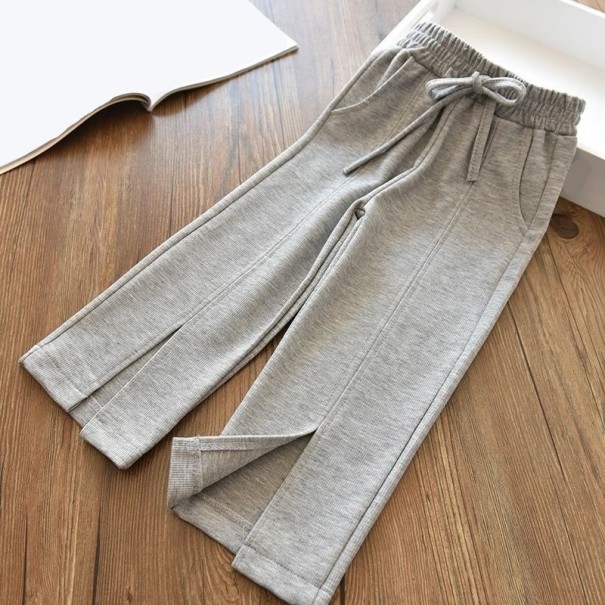Pantalons de survêtement fille L2272 gris 9
