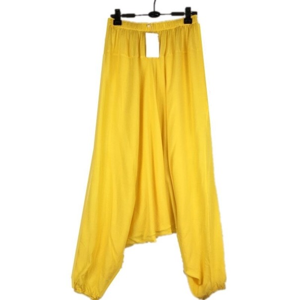 Pantalons harém pour hommes F1563 jaune XXL