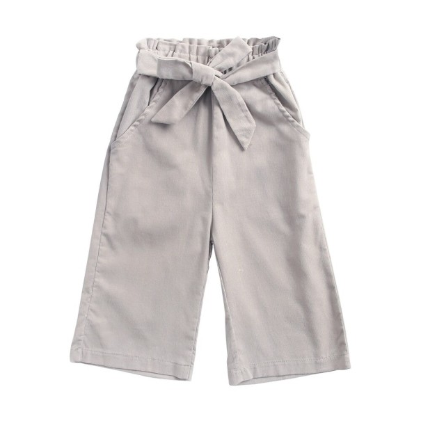 Pantalons pour filles T2443 gris 4
