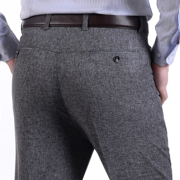 Pantalons pour hommes F1378 gris 38
