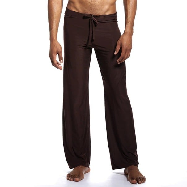 Pantalons pour hommes F1444 café XS