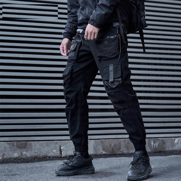 Pantalons pour hommes F1484 noir XS