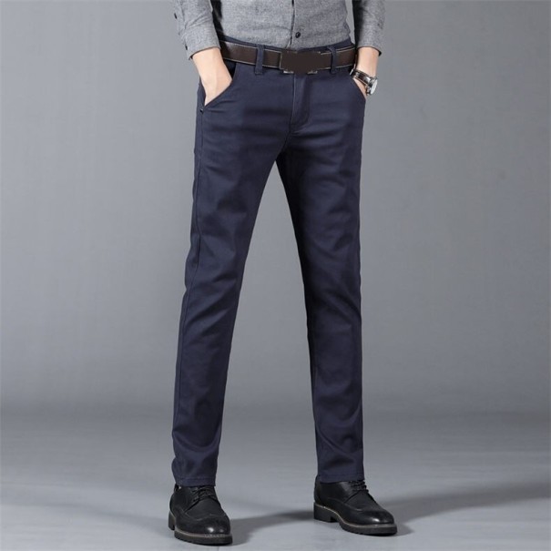 Pantalons pour hommes F1494 bleu foncé 36
