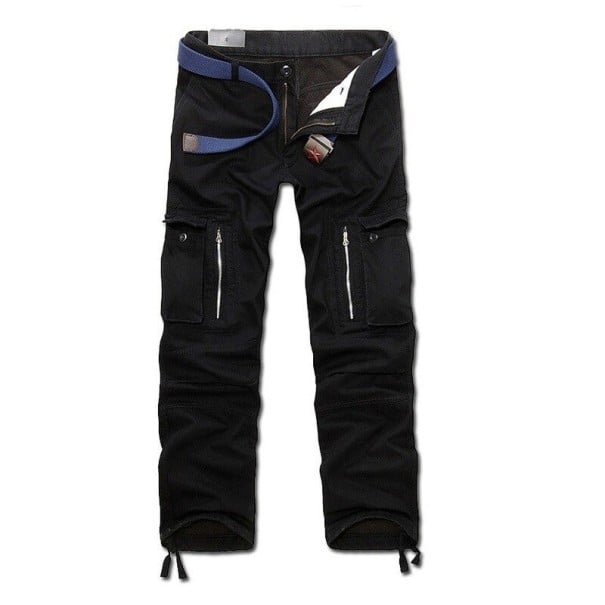 Pantalons pour hommes F1499 noir 32