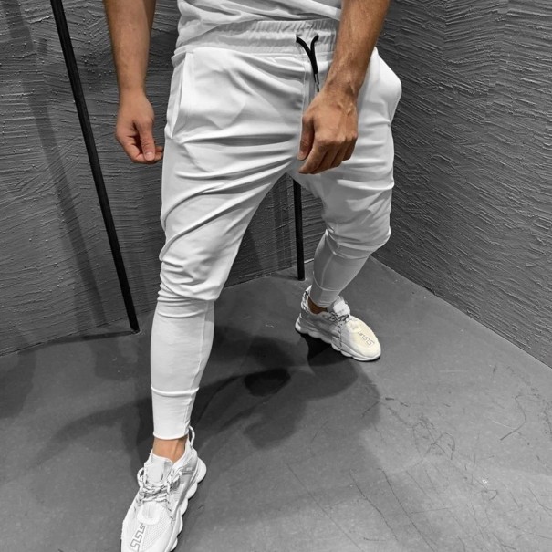 Pantalons pour hommes F1692 blanc L