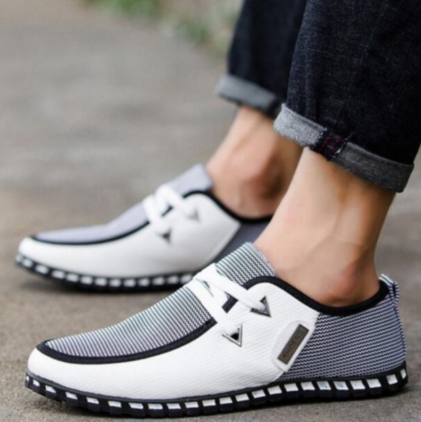 Pantofi casual pentru bărbați J2660 alb 46
