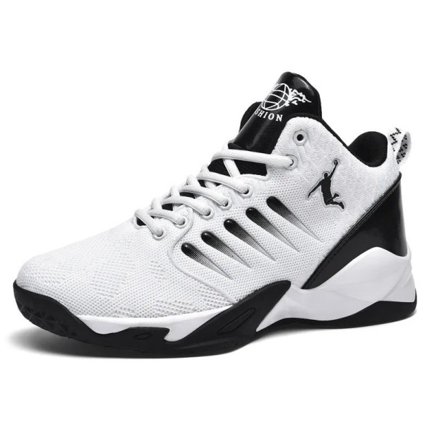 Pantofi de baschet pentru bărbați Pantofi respirabili Pantofi sport anti-alunecare Pantofi sport de baschet alb 45