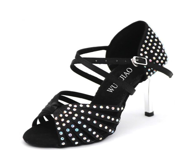 Pantofi de dans pentru femei - Pumps A846 negru 34 8,5 cm