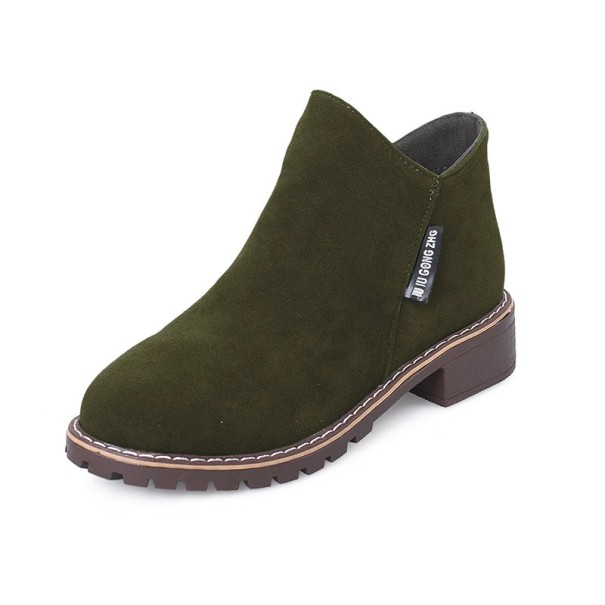 Pantofi de lux de dama J2556 verde armată 40